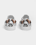 Sunflower Skulls Women's Slip-On Canvas Shoe