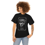 SKULL + ROSE DELECTABLE NIGHTMARES T-SHIRT - BLACK