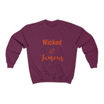 Sweat-shirt unisexe Crewneck, « ​​Wicked &amp; Famous »