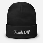 Bonnet Brodé "Fuck Off"