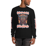 "HELL FIRE DEMON" Cotton Long Sleeve Shirt