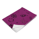 Occult Throw Blanket - Purple