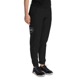 Womens Sweatpants  "PSYCHO"  Joggers  - Black